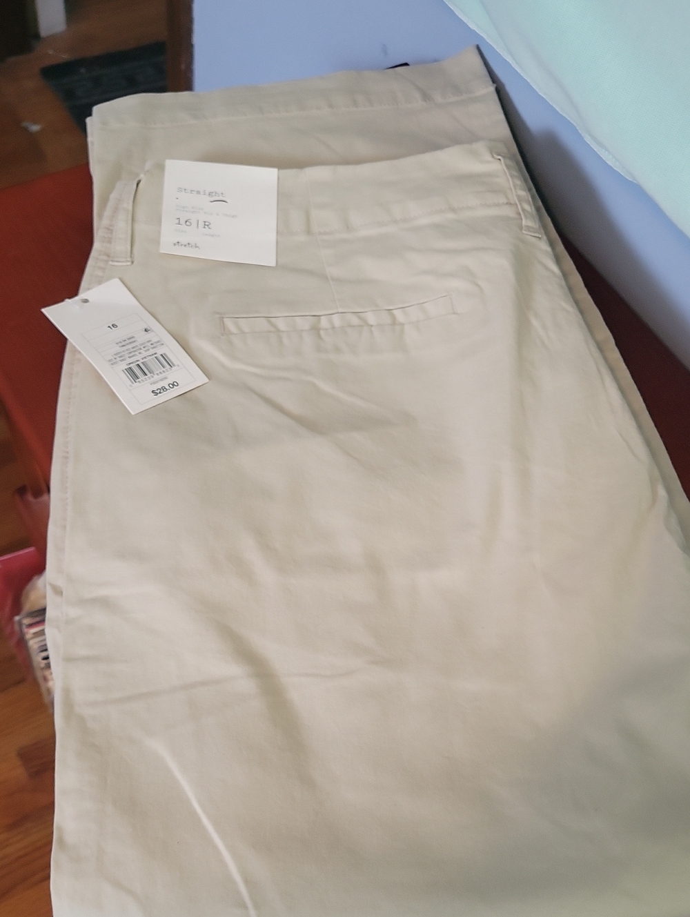 a new day Women's High-Rise Straight Jeans - Light Beige